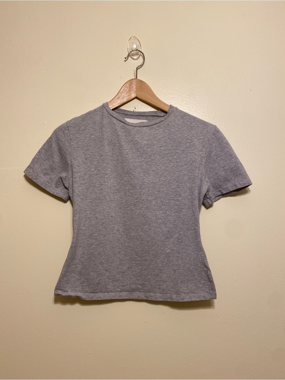 SERGE BASICS Women's Classic Short-Sleeve Crewneck Tee - Gray. Size L